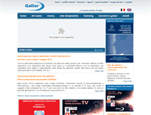 Tablet Screenshot of galsor.it